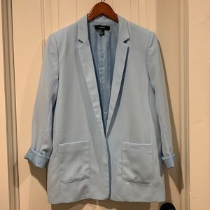 Forever 21 Powder Blue Boyfriend Blazer - Size M
